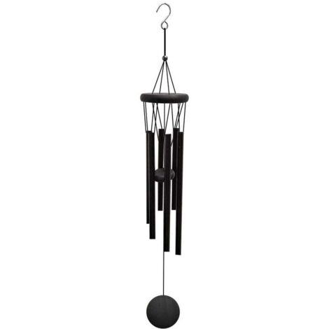 Campanelli eolici per esterni: 2 pezzi da appendere, 6 tubi, con 2 campanello, per esterni, in metallo, per esterni, decorazione per la casa, regali a vento