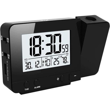 Sveglia da comodino digitale, sveglia digitale a batteria, Display