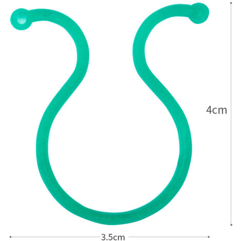 Velto 100 Clip Per Piante Di Pomodoro E Cetrioli – Clip Bato Riutilizzabili, Diametro 23 Mm, Per Sostegno E Tutoring In Giardino