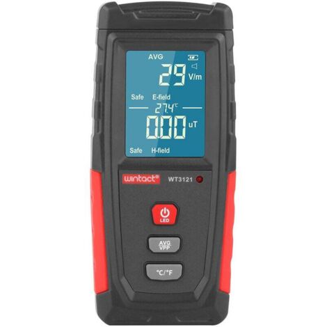 Proster Misuratore EMF 3 in 1 Rilevatore Digitale di Radiazioni per Campi Elettromagnetici EF RF MF Torri Cellulari 5G Rilevatore di Segnale WiFi per Ispezioni EMF in Casa Ufficio-Schermo a 3 Colori