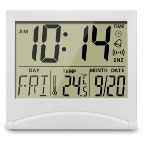 Orologio calendario digitale LCD da 7 con data, orologio calendario
