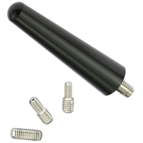BYNYXI Antenna Auto, 17cm Antenna per Auto con Funzione di Ricezione AM/FM Antenna Radio Auto in Lega di Alluminio Antenna Universale per Auto per Tutti I Modelli di Auto