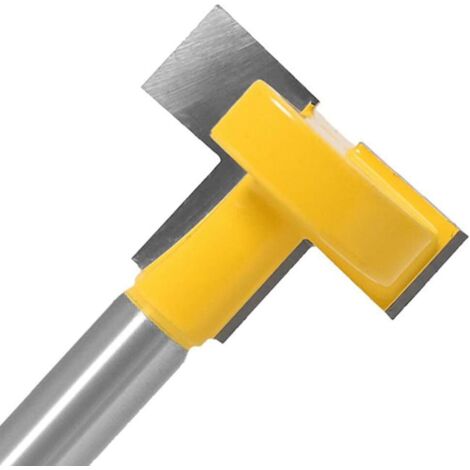 Punta Per Fresa A T E Binario 1/4" Per Legno - Fresa In Carburo Di Tungsteno Per Scanalature - Bestgle