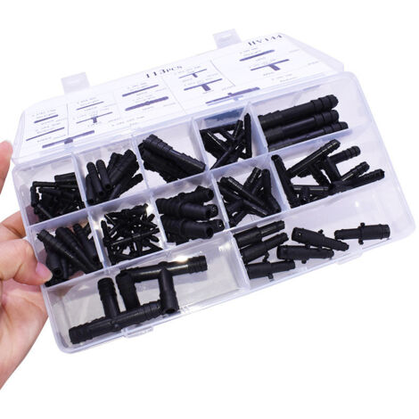 Kit di riparazione sul campo per tubi flessibili con diametro interno di 3 pezzi, raccordi