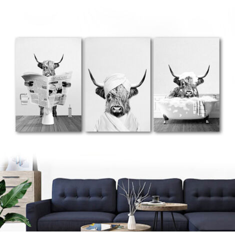 Panther Print Stampa Artistica Su Tela Con Cornice