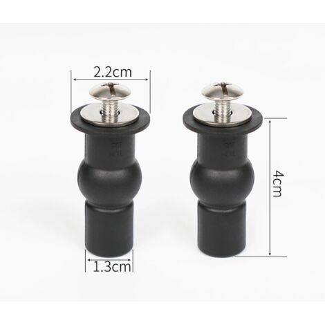 1 paio di viti adattatrici da 1/4 per cinturino in pelle per doppia fotocamera o anello di collegamento per tracolla per fotocamera - Italia