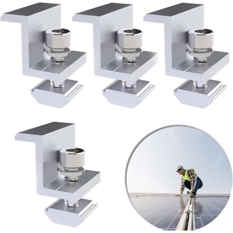 Goufride 2 Kit Staffa di Montaggio Laterale Pannello Solare per Yacht Boat RV