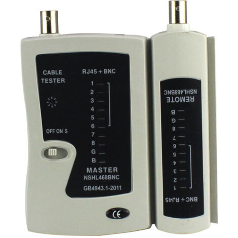 Noyafa Tester per Cavi di Rete con LCD Tester Lan con Funzione POE Test