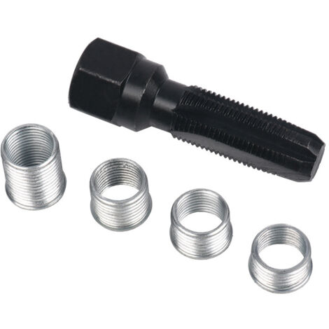 SHINING HOUSE Zündkerzengewinde-Reparatursatz, 14-mm-Reibahlen-Zylindergewinde-Reparaturwerkzeug, 5er-Pack (1/5)