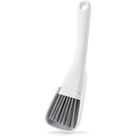 SHINING HOUSE Mini-Kehrschaufel und Besen, kleine Reinigungsbürste und Kehrschaufel mit integrierter Bürste, kleiner fusselarmer Reinigungsbesen, Computer-Reinigungswerkzeuge (1/5)