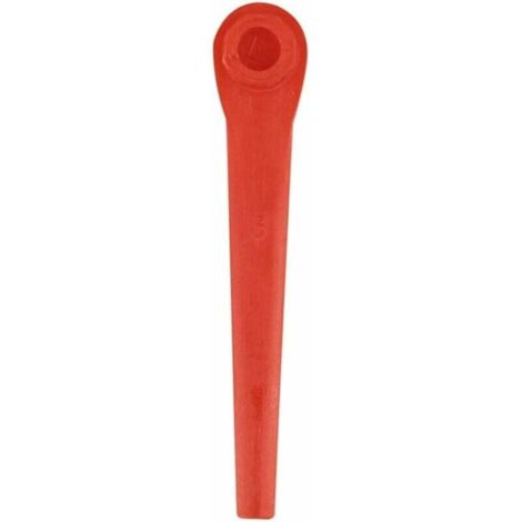 SHINING HOUSE 100 Stück Kunststoffmesser für Gardena Rasentrimmer, Ersatzmesser für Gardena Rasentrimmer und Akku-Rasentrimmer