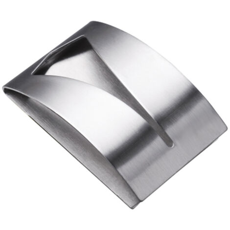 SHINING HOUSE Selbstklebender Wandhaken – Set mit 3 Haken aus Edelstahl – Badezimmer-Garderobe – ideal für Handtücher und Geschirrtücher – Montage ohne Bohren (1/5)