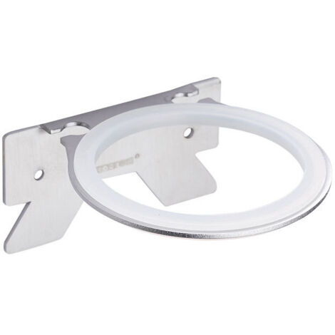 SHINING HOUSE Haartrocknerhalter aus Edelstahl für Schlafzimmer und Badezimmer, wandmontierter Haartrocknerhalter, 11 cm x 9,2 cm x 5,1 cm (1/5)