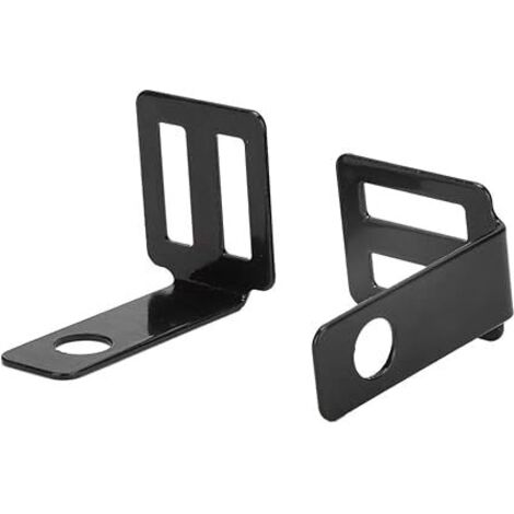 SHINING HOUSE Blinkerhalterung, Universal-Metall-Motorrad-Heckblinkerhalterung, Motorrad-Lampenfassung, Anhängerzubehör, 2 Stück (schwarz) (1/4)