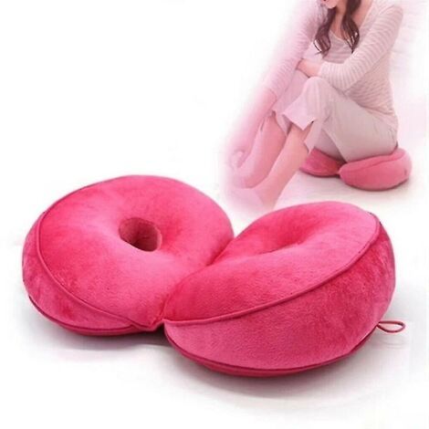 GABRIELLE Cuscino per seduta multifunzionale Doppio comodo cuscino per fianchi in memory foam Bellissimo cuscino per glutei in lattice Comodo per la casa (1/5)