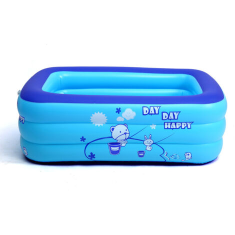 Piscina gonfiabile per bambini GABRIELLE, piccola piscina per bambini, vasca da bagno rettangolare pieghevole in PVC, doccia per famiglie, piscina portatile da viaggio per neonati e bambini, dimension