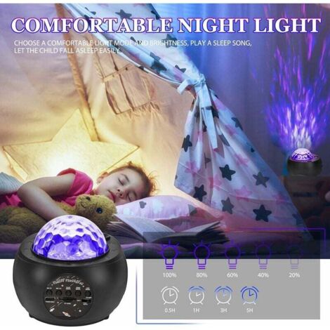 Proiettore Galaxy Lumaca Per Bambini Con Bluetooth E Telecomando - Luce Notturna Stella E Nebulosa Con Timer, Regalo Compleanno