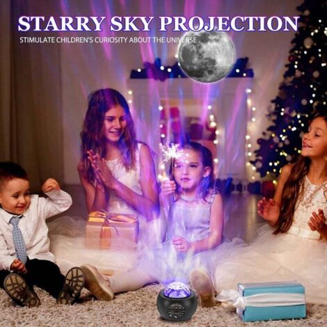 Proiettore Galaxy Lumaca Per Bambini Con Bluetooth E Telecomando - Luce Notturna Stella E Nebulosa Con Timer, Regalo Compleanno