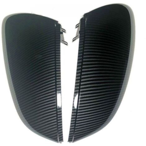 Coppia LHD per Audi A3 S3 RS3 21-22 Calotte specchietti laterali (aspetto carbonio) Sostituisci Nero, Nero con fori Pratico (1/5)