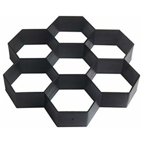 GABRIELLE Stampo per pavimentazione in cemento 29 x 29 cm, per vialetto, terrazza, patio, giardino, fai da te, stampo per strada in pietra