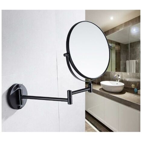 Specchio per Il Trucco da toeletta da Bagno con Braccio sospeso a soffitto, 40 cm 50