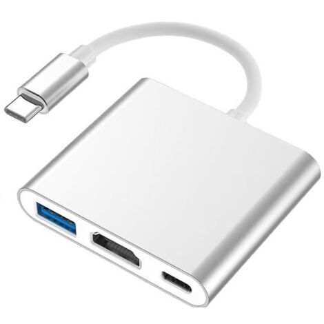 Cavo convertitore adattatore 3 in 1 da Type-C a HDMI + USB HD (1/5)