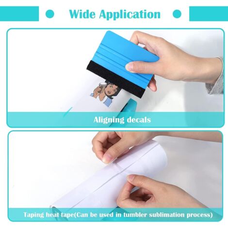 OMPERIO Culla per creare bicchiere, portabicchieri in schiuma con bordo in feltro per applicare decalcomanie in vinile, completamente assemblato con misure per tazze, bottiglie (bianco laser