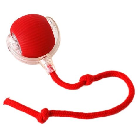 Giocattolo interattivo per gatti, giocattolo intelligente per gatti, palla rotante automatica, palla rotante elettrica a 360° con ricarica USB, palla con movimento irregolare per cani e gatti (1 pezzo (1/5)