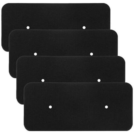 4 pezzi Filtro in schiuma per asciugatrice, Hoover Candy 40006731 Filtro per asciugatrice, Filtro in schiuma per asciugatrice a pompa di calore 275 × 125 × 10 mm (1/5)