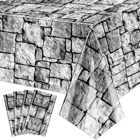 2 Tovaglie Rettangolari Tema Casinò Con Stampe Poker - 130x220 Cm - Impermeabili E Resistenti Per Feste A Tema, Picnic E Serate Di Gioco - 4