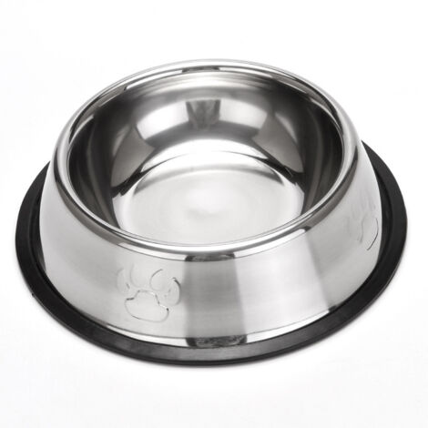 Ciotola per gatti, set di 2 ciotole in acciaio inox per gatti, ciotola per gatti, ciotola per acqua per gatti, ciotola per gatti, ideale per cuccioli e gatti di piccola taglia. (1/5)