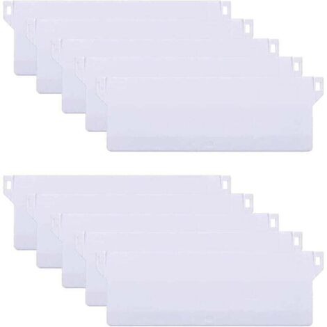 10 pezzi 127 mm California Blind piastra di peso pesi per tende verticali stecche kit di riparazione per tende verticali, bianco