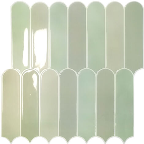 10 pezzi di paraschizzi adesivi per cucina, verde lime, piastrelle adesive per pareti, 30 x 30 cm, piastrelle adesive per cucina, bagno, decorazione da parete