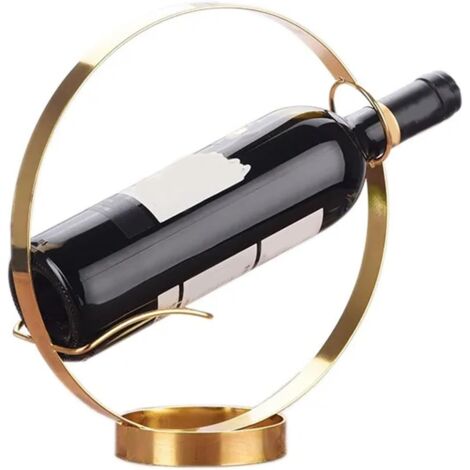 Portabottiglie, portabottiglie, mensola per vino, portabottiglie moderno, portabottiglie, organizer per bottiglie da cucina, arredamento per la casa, 24,5x9,5x26,5 cm (1/5)