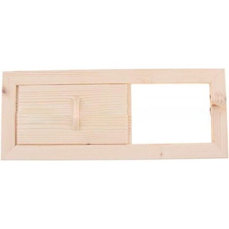 Sauna in legno - Pannello di ventilazione dell'aria - Pannello di ventilazione per sauna, accessorio per sauna, griglia di ventilazione, utilizzato per il pannello di ventilazione nella sauna o