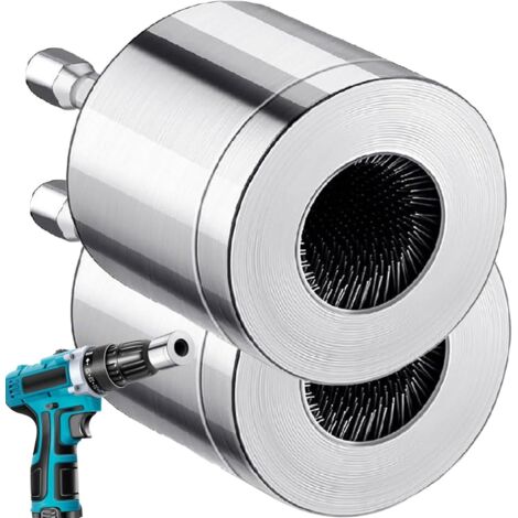 Pulisci tubi in rame - 2 pezzi Spazzola per la pulizia di tubi di perforazione in metallo Spazzola per la pulizia di tubi da 15 e 23 mm Spazzole per la pulizia di trapani Strumento di pulizia (1/5)