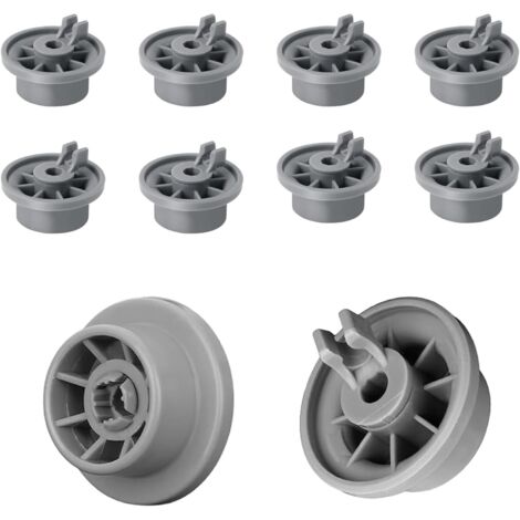 Kit di cuscinetti per cestello inferiore della lavastoviglie da 8 pezzi - Ruote e rotelle di ricambio universali compatibili con gli accessori per lavastoviglie Bosch Siemens