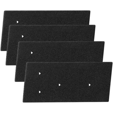 4 filtri per asciugatrice, asciugatrice a pompa di calore, filtro spugna, asciugatrice a condensazione, 230 x 115 x 14 mm (1/5)
