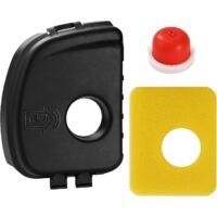 595660 Coperchio filtro aria, 799579 Filtro aria in schiuma e 594281 Pompa di adescamento, compatibile con Briggs & Stratton 590581 08P502 08P602 09P602