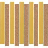 Confezione da 10 strisce autoadesive in sughero per cappelli - 200 x 20 x 2 mm - Nastro riduttore per cappelli interni - Riduttore autoadesivo per cappelli - Striscia esterna