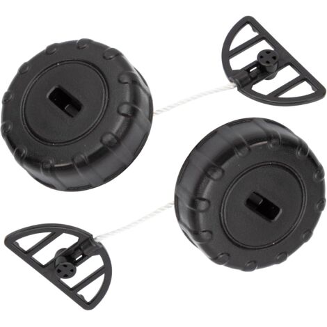 2 tapas de tanque de aceite para Stihl 017 018 MS170 MS180, repuestos de tapa de combustible para motosierra. (1/5)