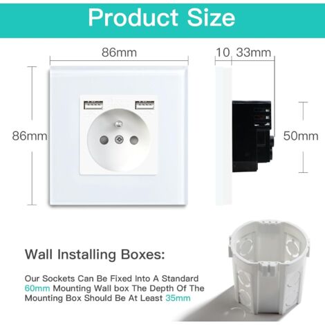 Toma De Pared 16 A 380 V - Compatible Con Periféricos, Enchufe De Alta Potencia