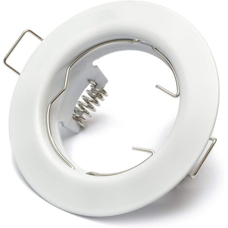 BRUMBERG Foco Empotrable Tirrel-R Portalámpara GU10, Blanco Mate