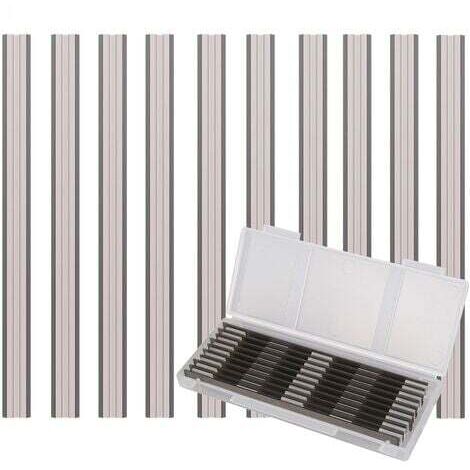 Juego de 10 cuchillas para cepillo eléctrico, 82x5,5x1,1 mm, para cepillos Makita, Black & Decker, Bosch, DeWalt y Elu