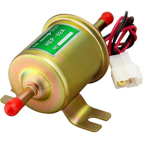 Bomba de combustible diésel universal de baja presión GABRIELLE, 12 V, eléctrica, en línea, 3-6 psi, Hep-02A (1/5)