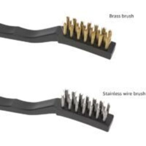 Pack De 12 Cepillos De Alambre De 7 Pulgadas: 4 De Acero, 4 De Latón Y 4 De Nailon, Ideales Para Limpiar óxido, Escoria Y Suciedad En Metal Y Cerámica