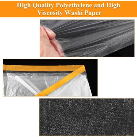 KS Tools 500.8023 Mango Para Rollo De Film Protector De Volantes – Plástico PP Resistente, Azul, Para Talleres Y Uso Profesional