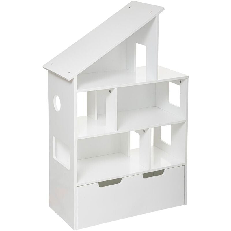 Maison Exclusive - Scaffale Portaoggetti per Bambini con 10 Cubi Bianchi in  PP