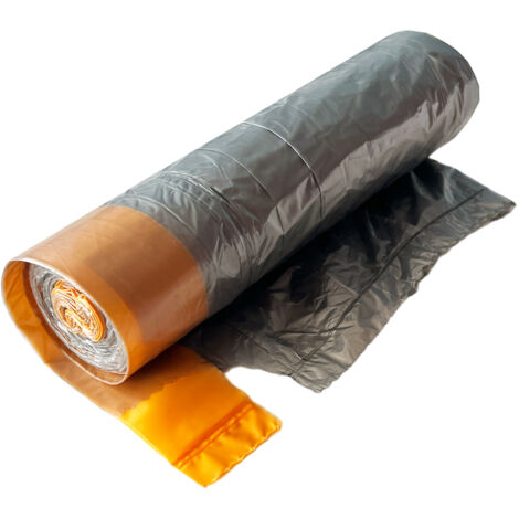 Carrello Portapacchi Pieghevole Sacchetti Spazzatura Plasticplace Con Coulisse Trasparenti - 200 Pezzi Da 13 Galloni, Extra Resistenti Buste Spazzatura Trasparenti 13 Galloni - Foto 9