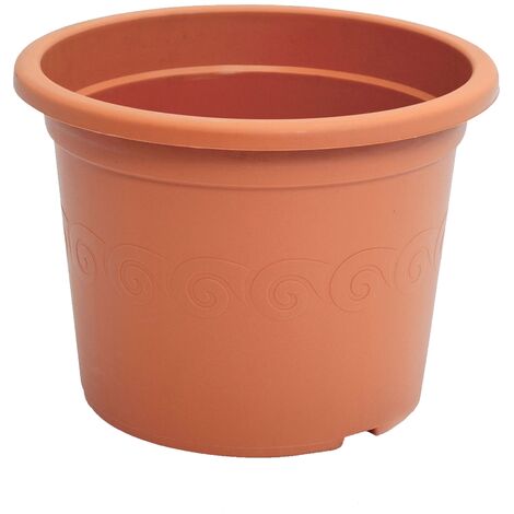 Vaso in terracotta tondo Ø 21 x 18 cm (0)